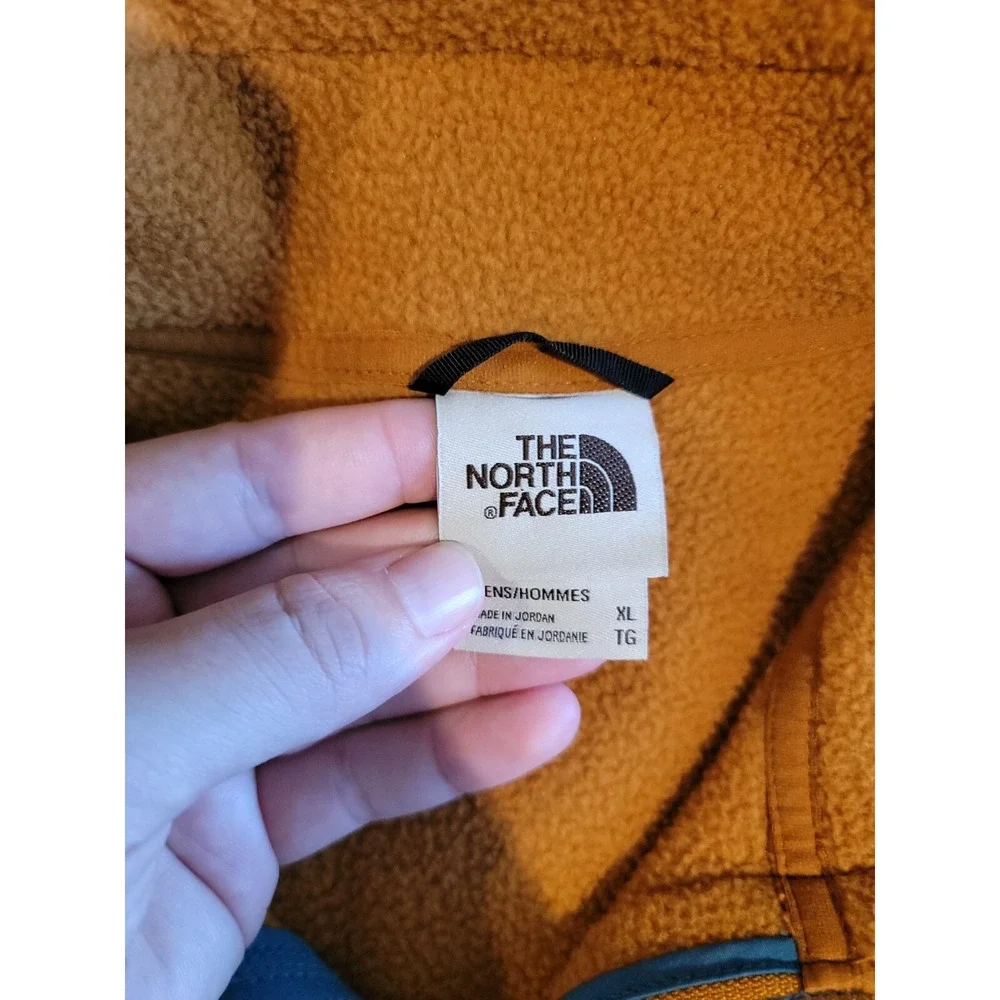 The North Face Vest Size XL Brown Timber Carbondale Fleece Full Zip Mens NWT $99